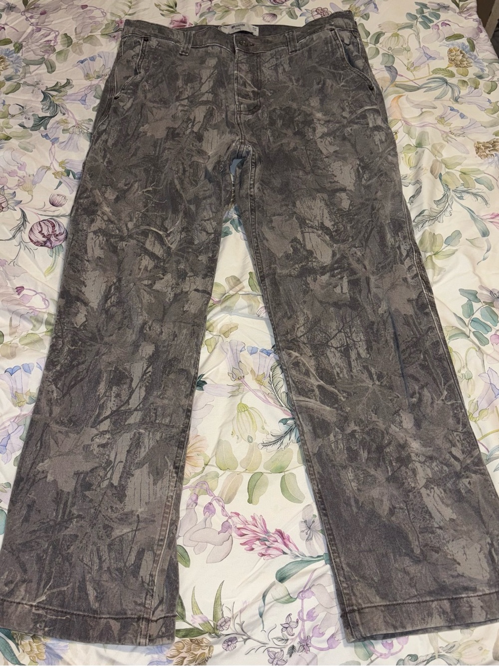 Hollister Camo Straight Jeans